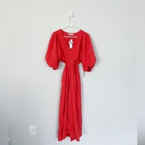 NWT Young Fabulous & Broke Red Midi Dress